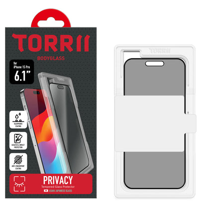 Torrii BODYGLASS 防窺玻璃保護貼 for iPhone 15 Pro