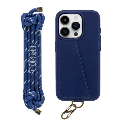 Torrii KOALA 皮革保護套 for iPhone 15 Pro (深藍)