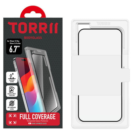Torrii BODYGLASS 全覆蓋玻璃保護貼 for iPhone 15 Plus