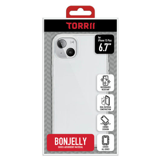 Torrii BonJelly 手機軟殼 for iPhone 15 Plus (透明)