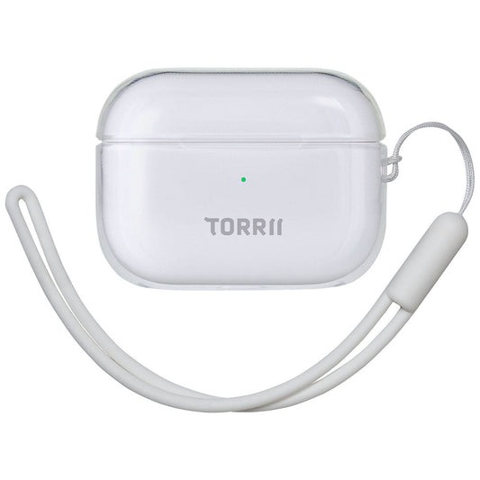 Torrii BONJelly AirPods Pro 第 2 代透明保護套 + 白色手帶